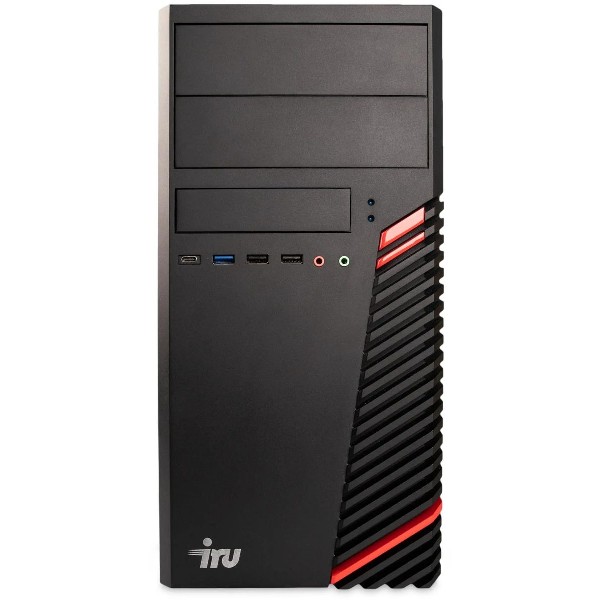 Компьютер iRu Corp 313 [2010260] Intel Core i3 12100 3.3Гц 16 Гб 250 Free DOS