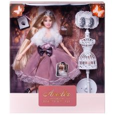 Кукла ABTOYS Amelia Королевский прием PT-01641 с аксессуарами 30 см